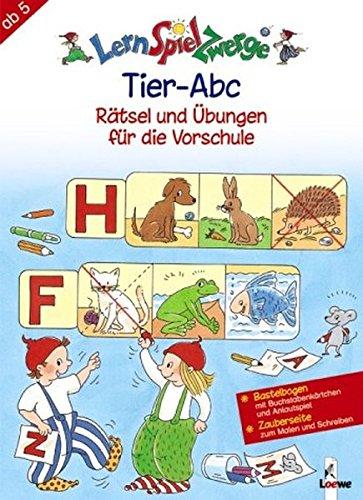 Tier-Abc - Rätsel und Übungen für die Vorschule