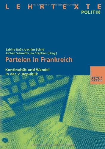 Parteien in Frankreich: Kontinuität und Wandel in der V. Republik