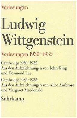 Vorlesungen 1930-1935: Cambridge 1930-1932