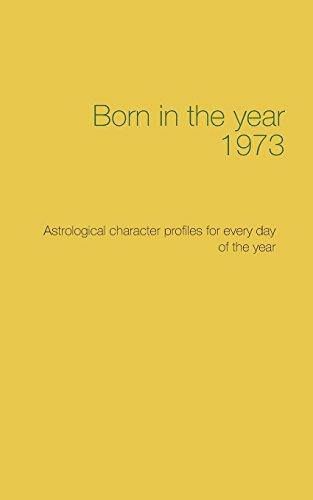 Born in the year 1973: Astrological character profiles for every day of the year