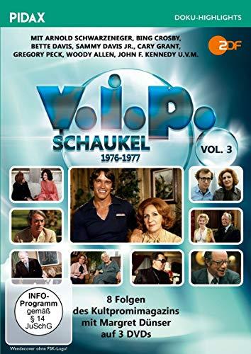 V.I.P.-Schaukel, Vol. 3 (1976 - 1977) / Weitere 8 Folgen des Kultpromimagazins mit Margret Dünser (Pidax Doku-Highlights) [3 DVDs]