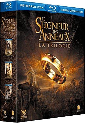 Coffret trilogie seigneur des anneaux : la communauté de l'anneau ; les deux tours ; le retour du roi [Blu-ray] [FR Import]