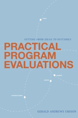 Practical Program Evaluations: Getting from Ideas to Outcomes