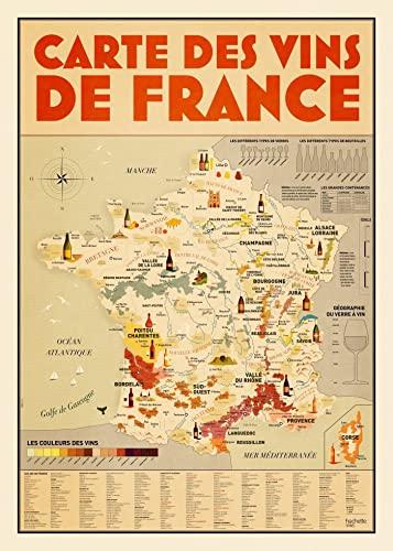 Carte des vins de France