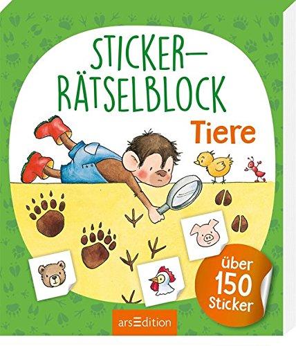 Sticker-Rätselblock Tiere