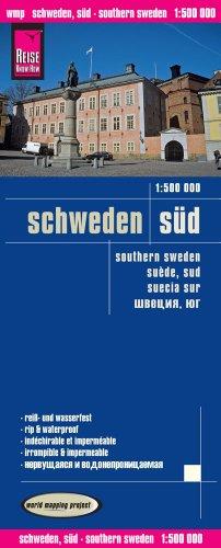 Reise Know-How Landkarte Schweden Süd (1:500.000): world mapping project: Kartenbild 2seitig, exakte Höhenlinien, Höhenschichten-Relief, GPS-tauglich ... ausführlicher Ortsindex, reiß- und wasserfest