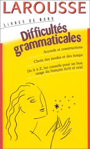 Difficultés grammaticales