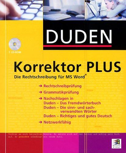 Duden Korrektor plus. CD- ROM für Wordversionen ab Office97