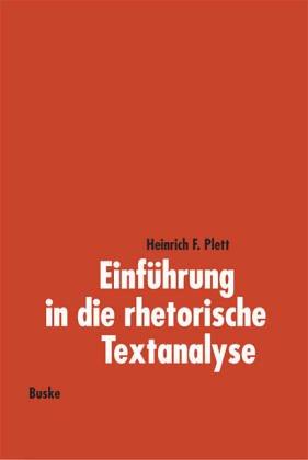 Einführung in die rhetorische Textanalyse