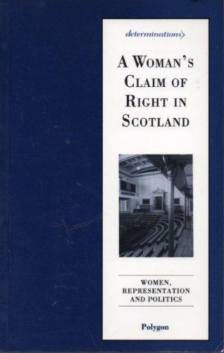 A Woman's Claim of Right (Determinations S.)