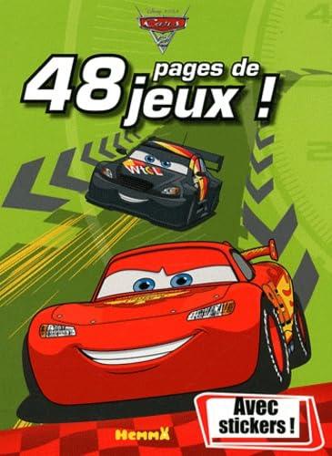 Cars 2, 48 pages de jeux ! : avec stickers !