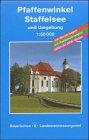 Topographische Karten Bayern, Bl.3, Pfaffenwinkel, Staffelsee und Umgebung