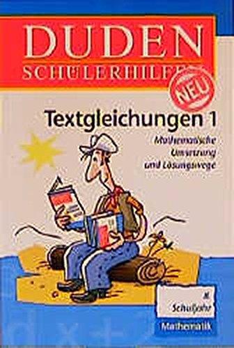 Duden Schülerhilfen, Textgleichungen