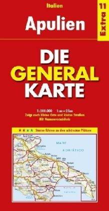 Die Generalkarte Italien Extra 11 Apulien 1:200.000