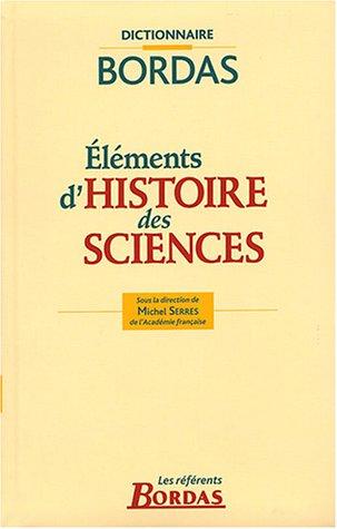 Eléments d'histoire des sciences