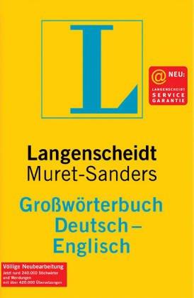 Langenscheidts Großwörterbuch, Englisch. Der kleine Muret-Sanders. Tl.2 Deutsch-Englisch.