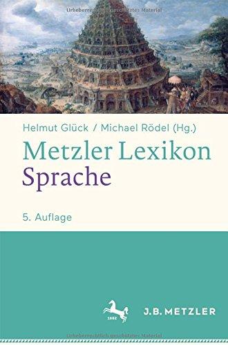 Metzler Lexikon Sprache