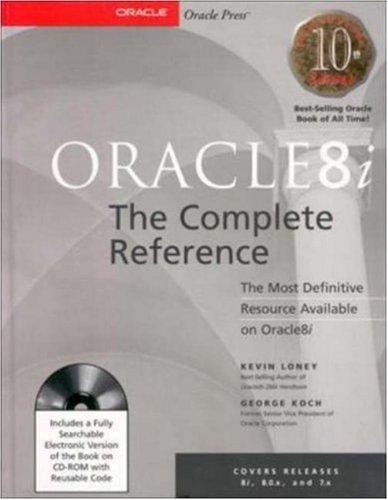 Oracle 8i, w. CD-ROM: The Complete Reference