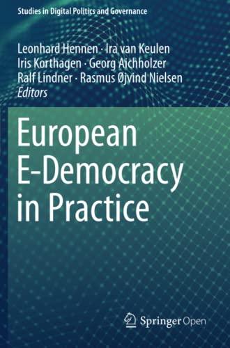 European E-Democracy in Practice (Studies in Digital Politics and Governance)