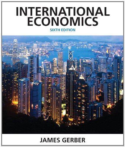 International Economics (Pearson Economics)