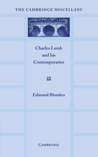 Charles Lamb and His Contemporaries