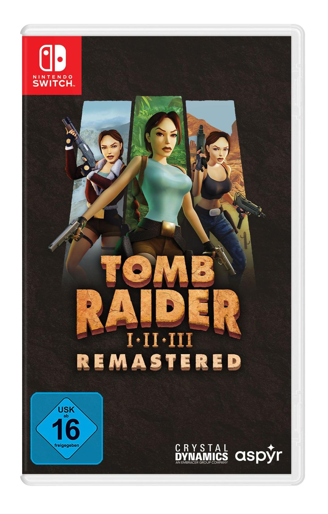 Tomb Raider 1-3 Remastered Starring Lara Croft- Switch