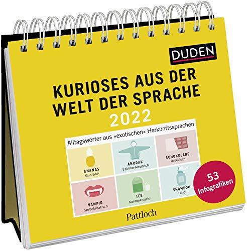 Kurioses aus der Welt der Sprache 2022: Aufstell-Kalender mit Wochenkalendarium