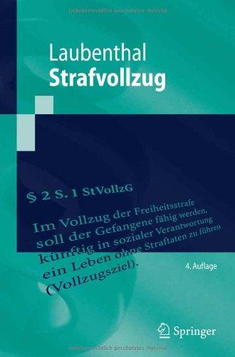 Strafvollzug (Springer-Lehrbuch)