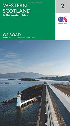 Western Scotland & the Western Isles 1:250000 (OS Road Map)