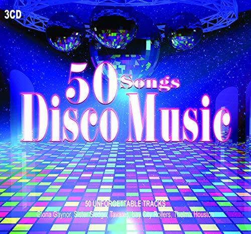 3CD 50 Songs Disco Music, Gloria Gaynor, Donna Summer, Dance Music, Disco Music