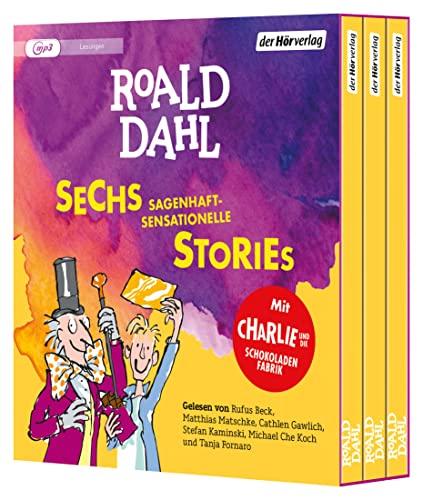 Sechs sagenhaft-sensationelle Stories: Charlie und die Schokoladenfabrik - Der fantastische Mister Fox - James und der Riesenpfirsich - Mister Hoppys ... das Wundermittel. - Sechs Titel in einer Box