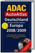 ADAC AutoAtlas Deutschland und seine Nachbarregionen Europa 2008/2009, m. CD-ROM