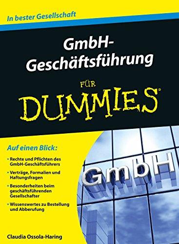 GmbH-Geschäftsführer für Dummies