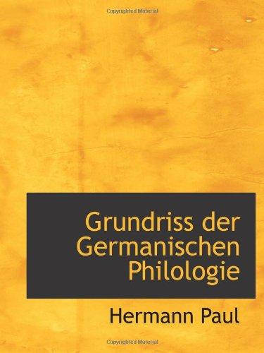 Grundriss der Germanischen Philologie