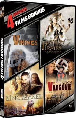 Coffret aventures : viking ; king maker ; opération varsovie : le poète ; pirates de langkasuka [FR Import]