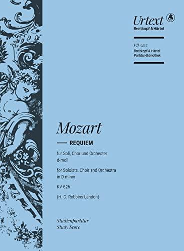 Requiem d-moll KV 626 - nach Eybler/Süßmayr vervollständigt von H.C. Robins Landon - Breitkopf Urtext - Studienpartitur (PB 5257)