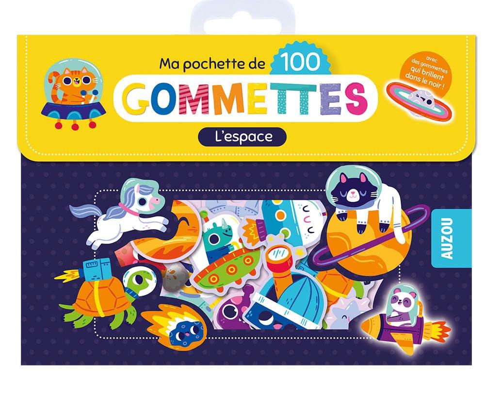 L'espace : ma pochette de 100 gommettes