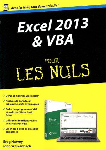 Excel 2013 & VBA pour les nuls