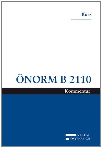 ÖNORM B 2110: Kommentar