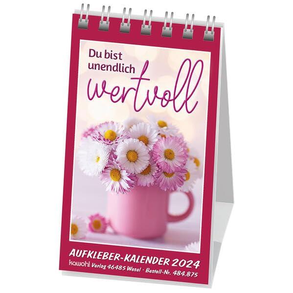 Du bist unendlich wertvoll 2024: Mini-Aufkleber-Kalender