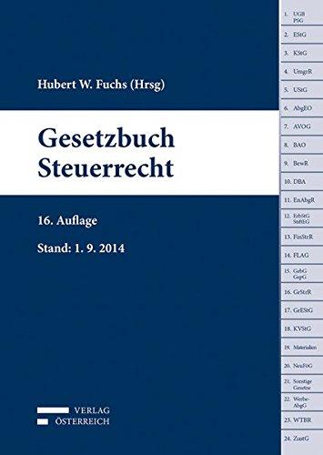 Gesetzbuch Steuerrecht: Stand: 1. 9. 2014