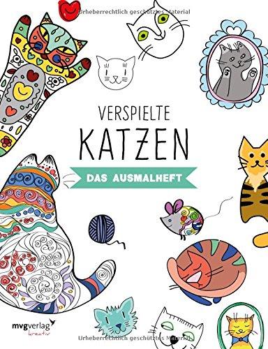 Verspielte Katzen: Das Ausmalheft