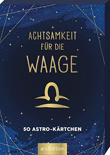 Achtsamkeit für die Waage: 50 Astro-Kärtchen | Astrologie im Spielkartenformat für die Handtasche