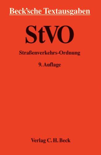 Straßenverkehrs-Ordnung StVO. Textausgabe mit ausführlichem Sachverzeichnis