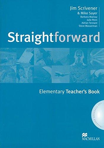 Straightforward: Elementary / Teacher's Book with 2 Audio-CDs