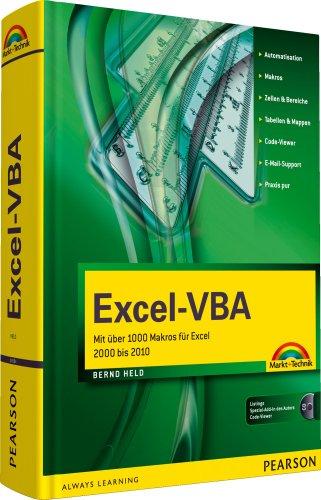 Excel-VBA: Mit über 1000 Makros für Excel 2000 bis 2010 (Kompendium / Handbuch)