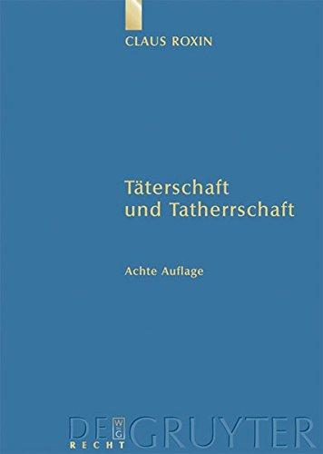 Täterschaft und Tatherrschaft