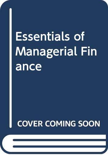 Essentials of Managerial Finance