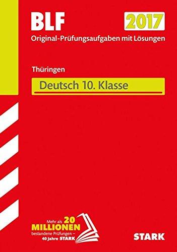 Besondere Leistungsfeststellung Thüringen - Deutsch 10. Klasse