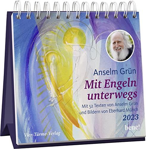 Mit Engeln unterwegs 2023 – Aufstellkalender: Mit 52 Texten von Anselm Grün und Bildern von Eberhard Münch (Edition Eberhard Münch)